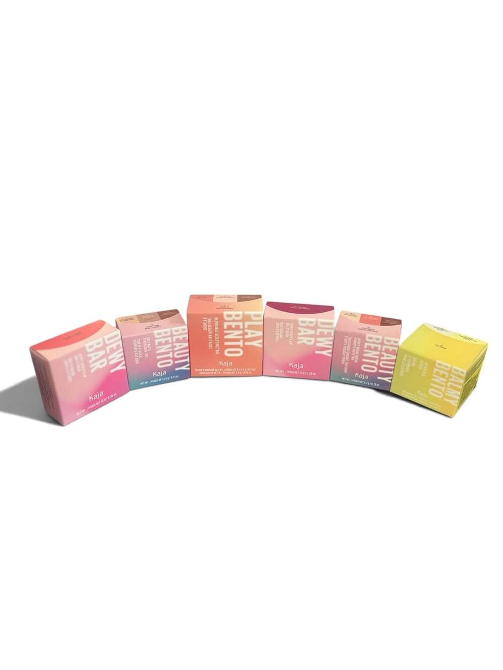 6 X KAJA bundle! Dewy Bar Blush & Lip Balm & Beauty Bento Assorted Collection